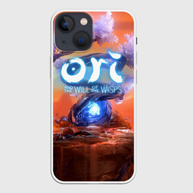 Чехол для iPhone 13 mini с принтом Ori and the Will of the Wisps | Ори и Блуждающие огоньки в Петрозаводске,  |  | moon studios | ori and the will of the wisps | блуждающий огонек | блуждающий огонь | дух ори | ку | ори и блуждающие огоньки | сеир