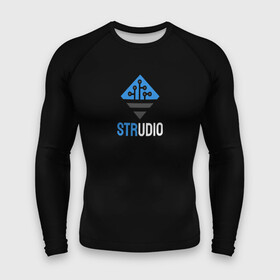 Мужской рашгард 3D с принтом Strudio logo(color) в Петрозаводске,  |  | kingdoms life | strudio | игры | пиксели | простота | стратегии