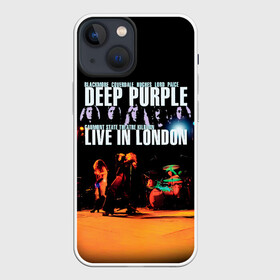 Чехол для iPhone 13 mini с принтом Deep Purple   Live In London в Петрозаводске,  |  | deep purple | альбом | гловер | группа | дееп | деп | ди | дип перпл | диперпл | дипперпл | иэн гиллан | иэн пэйс | лого | логотип | метал | морс | пепл | прогрессивный | психоделический | рок | символ | хард