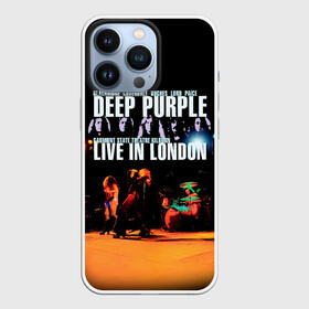 Чехол для iPhone 13 Pro с принтом Deep Purple   Live In London в Петрозаводске,  |  | deep purple | альбом | гловер | группа | дееп | деп | ди | дип перпл | диперпл | дипперпл | иэн гиллан | иэн пэйс | лого | логотип | метал | морс | пепл | прогрессивный | психоделический | рок | символ | хард