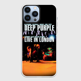 Чехол для iPhone 13 Pro Max с принтом Deep Purple   Live In London в Петрозаводске,  |  | deep purple | альбом | гловер | группа | дееп | деп | ди | дип перпл | диперпл | дипперпл | иэн гиллан | иэн пэйс | лого | логотип | метал | морс | пепл | прогрессивный | психоделический | рок | символ | хард