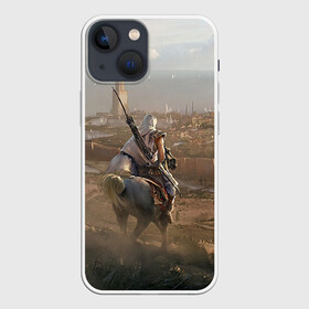 Чехол для iPhone 13 mini с принтом Байек на коне в Петрозаводске,  |  | game | games | origins | асасин | ассасин | ассасин крид | ассассины | игра | игры