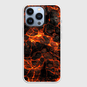 Чехол для iPhone 13 Pro с принтом Горящая лава в Петрозаводске,  |  | Тематика изображения на принте: burning | fire | flowing | lava | plasma | streaks | texture | waves | волны | горящая | лава | огонь | плазма | разводы | текстура | течет