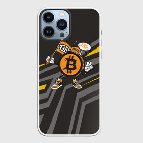 Чехол для iPhone 13 Pro Max с принтом BTC монета в Петрозаводске,  |  | bitcoin | btc | альткоин | альты | биткоин | биток | бтс | бтц | крипта | криптовалюта