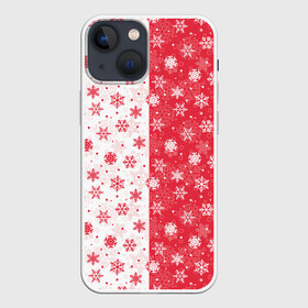 Чехол для iPhone 13 mini с принтом Снежинки   новогодние узоры в Петрозаводске,  |  | merry christmas | дед мороз | ёлка | зима | мороз | новый год | праздник | рождество | с новым годом | сантаклаус | снег | снеговик | снегурочка | снежинки | снежные узоры | узоры