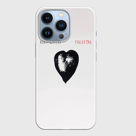 Чехол для iPhone 13 Pro с принтом One by One   Foo Fighters в Петрозаводске,  |  | ff | foo fighters | альтернативный | группа | дэйв грол | крис шифлетт | метал | музыка | надпись | нэйт мендел | постгранж | пэт смир | рок | тейлор хокинс | фу файтерс | фф | хард | хардрок | черное сердце