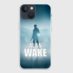 Чехол для iPhone 13 mini с принтом Alan Wake Video Game Art в Петрозаводске,  |  | action | adventure | alan | entertainment | game | horror | remedy | survival | videogame | wake | алан | брайт | игра | лес | ночь | триллер | уэйк | фоллс | фонарик | хоррор | экшн