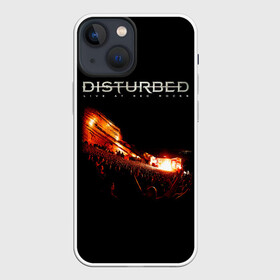 Чехол для iPhone 13 mini с принтом Live at Red Rocks   Disturbed в Петрозаводске,  |  | disturbed | альтернативный | встревоженные | группа | джон мойер | дистербд | дистербед | дэвид дрейман | дэн дониган | майк венгрен | метал | ню | нюметал | рок | хеви | хевиметал