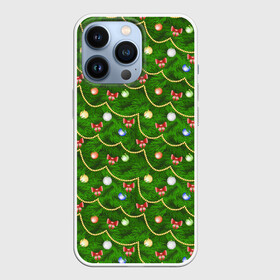 Чехол для iPhone 13 Pro с принтом Новогодняя Ёлка с Игрушками в Петрозаводске,  |  | christmas | merry christmas | santa claus | дед мороз | ёлка | елочные шары | игрушки | новый год | подарки | праздник | с новым годом | сантаклаус | снегурочка | украшения