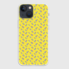 Чехол для iPhone 13 mini с принтом Pineapple Pattern в Петрозаводске,  |  | Тематика изображения на принте: pineapple | ананас | ананасик | ананасовый узор | праздник | фрукты