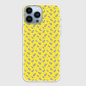 Чехол для iPhone 13 Pro Max с принтом Pineapple Pattern в Петрозаводске,  |  | pineapple | ананас | ананасик | ананасовый узор | праздник | фрукты