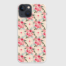 Чехол для iPhone 13 mini с принтом полевые цветочки в Петрозаводске,  |  | весна | девушкам | лето | розы | цветочки | цветы