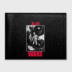 Обложка для студенческого билета с принтом ALAN WAKE ART в Петрозаводске, натуральная кожа | Размер: 11*8 см; Печать на всей внешней стороне | Тематика изображения на принте: alan | alanwake | gameart | re | remastered | wake