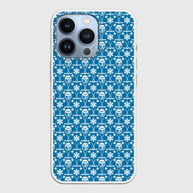 Чехол для iPhone 13 Pro с принтом Snowman. Hockey. в Петрозаводске,  |  | christmas | новый год | рождество | снеговик | хоккей