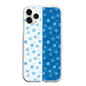 Чехол для iPhone 11 Pro матовый с принтом Снежинки (зимняя пора) в Петрозаводске, Силикон |  | merry christmas | дед мороз | ёлка | зима | мороз | новый год | подарок | праздник | рождество | с новым годом | сантаклаус | снег | снеговик | снегурочка | снежинки | снежные узоры | узоры