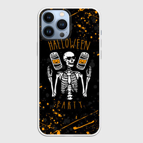 Чехол для iPhone 13 Pro Max с принтом HALLOWEEN PARTY | ВЕЧЕРИНКА ХЕЛЛОУИН   ЧЕРЕП И ТЫКВА в Петрозаводске,  |  | Тематика изображения на принте: bones | ghost | halloween | pumpkin | skull | кости | приведение | призрак | скелет | тыква | хеллоуин | хоррор | хэллоуин