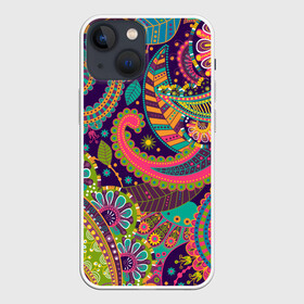 Чехол для iPhone 13 mini с принтом Яркий красочный узор в Петрозаводске,  |  | bright | colorful | pattern | красочные | узор | яркие