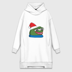 Платье-худи хлопок с принтом Pepe, pepe happy, Пепе хеппи, pepe happy new year в Петрозаводске,  |  | frog pepe | happy | happy new year | mem | meme | peepo | pepe | pepe happy | pepe happy new year | лягушка пепе | лягушонок | лягушонок пепе | пепе хеппи | хеппи