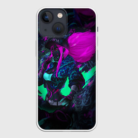 Чехол для iPhone 13 mini с принтом KDA AKALI NEON   АКАЛИ НЕОН LEAGUE OF LEGENDS в Петрозаводске,  |  | akali | hero | kda mas | league of legends | lol | акали | герой | лига легенд | лол