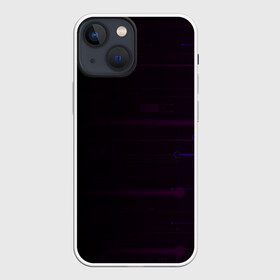Чехол для iPhone 13 mini с принтом Технометрия в Петрозаводске,  |  | атмосфера | геометрия | математика | пурпур | фиолетовый