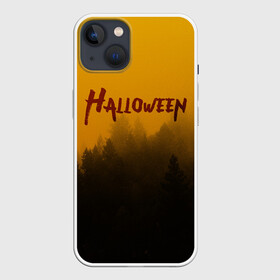 Чехол для iPhone 13 с принтом НОЧНОЙ ЛЕС В ХЕЛЛОУИН   FOREST HALLOWEEN BATS в Петрозаводске,  |  | bats | bones | forest | ghost | halloween | pumpkin | skull | кости | лес | летучие мыши | приведение | призрак | скелет | тыква | хеллоуин | хоррор | хэллоуин