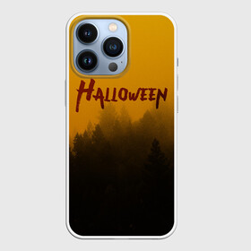 Чехол для iPhone 13 Pro с принтом НОЧНОЙ ЛЕС В ХЕЛЛОУИН   FOREST HALLOWEEN BATS в Петрозаводске,  |  | Тематика изображения на принте: bats | bones | forest | ghost | halloween | pumpkin | skull | кости | лес | летучие мыши | приведение | призрак | скелет | тыква | хеллоуин | хоррор | хэллоуин