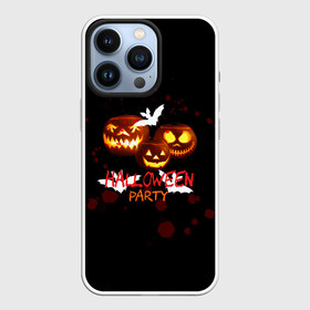 Чехол для iPhone 13 Pro с принтом Кровавый Halloween в Петрозаводске,  |  | halloween | день всех святых | кровь | летучая мышь | тыква | хэллоуин