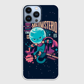 Чехол для iPhone 13 Pro Max с принтом mysterio cat 3d в Петрозаводске,  |  | 3d | cat | comics | cute | hero | kitten | kitty | mysterio | mysterio cat 3d | retro | spider | villain | звезды | комиксы | космос | кот | коты | кошка | кошки | мистика