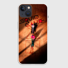 Чехол для iPhone 13 с принтом Squid Game Игра в кальмара корейский сериал в Петрозаводске,  |  | netflix | squid game | игра в кальмара | корейский сериал | нетфликс