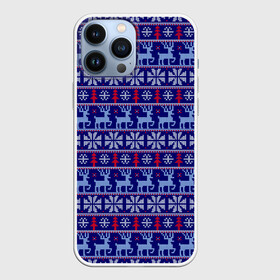 Чехол для iPhone 13 Pro Max с принтом Very merry christmas and happy new year в Петрозаводске,  |  | вязание | новый год | олень | рождество | снежинка