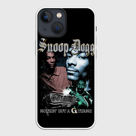 Чехол для iPhone 13 mini с принтом Snoop Doggy Dogg в Петрозаводске,  |  | black | calvin | dogg | gangsta | hip hop | music | rap | snoop | usa | гангстер | дог | крутой | музыка | рэп | снуп | сша | хип хоп