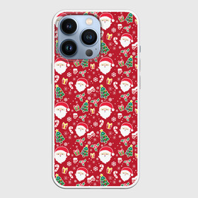 Чехол для iPhone 13 Pro с принтом Дед Мороз (новый год) в Петрозаводске,  |  | christmas | merry christmas | santa claus | дед мороз | ёлка | зима | мороз | новый год | подарок | праздник | рождество | с новым годом | санта клаус | снегурочка | снежинки