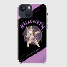 Чехол для iPhone 13 mini с принтом Dab Unicorn Halloween в Петрозаводске,  |  | Тематика изображения на принте: dab | halloween | haloween | unicorn | деб | дэб | единорог | уникорн | хеллоин | хеллоуин | хелоин | хелоуин | хэллоин | хэллоуин | хэлоин | хэлоуин