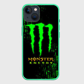 Чехол для iPhone 13 с принтом MONSTER ENERGY NEON | МОНСТЕР НЕОН в Петрозаводске,  |  | monster | monster energy | монстер | монстер енерджи | монстер енэрджи | монстер энерджи | неон | энергетик | энергетический напиток