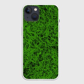 Чехол для iPhone 13 с принтом зелёный паттерн в Петрозаводске,  |  | газон | зелёный | лужайка | паттерн | узор