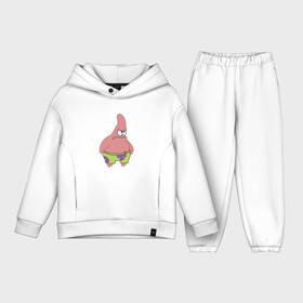 Детский костюм хлопок Oversize с принтом Evil patrick, злой патрик в Петрозаводске,  |  | evil patrick | patrick | patrick star | злой патрик | патрик | патрик злой | патрик мем | патрик стар