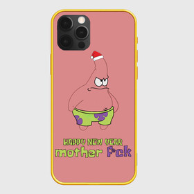 Чехол для iPhone 12 Pro с принтом Патрик новый год   патрик happy new year   patrick star happy new year 3D в Петрозаводске, силикон | область печати: задняя сторона чехла, без боковых панелей | Тематика изображения на принте: happy new year | patrick | patrick star | patrick stra new happy year | новый год | патрик | патрик happy new year | патрик мем | патрик новый год | патрик стар