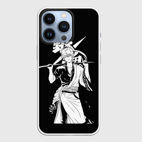 Чехол для iPhone 13 Pro с принтом Гинтоки Саката  держит меч Гинтама в Петрозаводске,  |  | anime | gentama | gintama | gintoki | аниме | гентама | гинтама | гинтоки