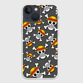 Чехол для iPhone 13 mini с принтом Ван Пис, Мугивара (узор) в Петрозаводске,  |  | anime | monkey d luffy | mugiwara | one piece | аниме | ванпис | манга | манки д лаффи | манки д луффи | мугивара | соломенная шляпа