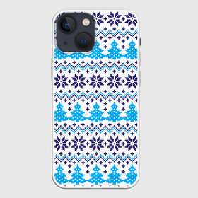 Чехол для iPhone 13 mini с принтом Сибирская зима 2022 в Петрозаводске,  |  | елка | зима | россия | сибирь | снежинка