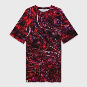Платье-футболка 3D с принтом Просто подумай  just think в Петрозаводске,  |  | abstract glitch | liquid | абстракция | геометрия | глитч | глич | жидкость | ликвид | милитари | модные узоры жидкости | сознание | узоры