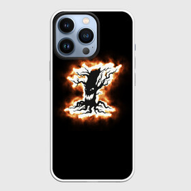 Чехол для iPhone 13 Pro с принтом пламенное дерево в Петрозаводске,  |  | ведьма | вечеринка | дерево | колдун | огонь | ужас | хэллоуин | шабаш