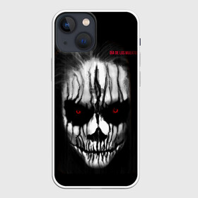 Чехол для iPhone 13 mini с принтом Смерть смотрит на тебя в Петрозаводске,  |  | day of the dead | halloween | happy halloween | holiday | looks at you | old woman death | red eyes | skull | день мертвых | красные глаза | праздник | смотрит на тебя | хэллоуин | череп