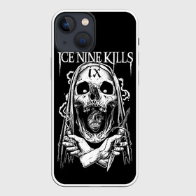 Чехол для iPhone 13 mini с принтом Ice Nine Kills, The Silver Scream в Петрозаводске,  |  | heavy metal | ice nine | ice nine kills | ink | the silver scream | группы | метал | музыка | рок