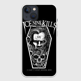 Чехол для iPhone 13 с принтом Ice Nine Kills,  I cant stop seeing red в Петрозаводске,  |  | heavy metal | ice nine | ice nine kills | ink | группы | метал | музыка | рок