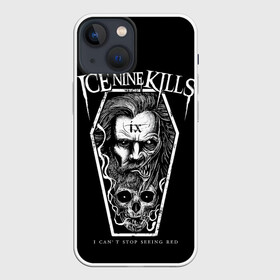 Чехол для iPhone 13 mini с принтом Ice Nine Kills,  I cant stop seeing red в Петрозаводске,  |  | heavy metal | ice nine | ice nine kills | ink | группы | метал | музыка | рок