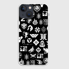 Чехол для iPhone 13 mini с принтом DESTINY 2 PATTERN GAME LOGO | ДЕСТИНИ 2 ПАТТЕРН СИМВОЛЫ ИГРЫ в Петрозаводске,  |  | bungie | cayde 6 | cyd6 | destiny | destiny 2 | forsaken | gambit | hunter | titan | warlock | банги | варлок | габмит | дестини | дестини 2 | зур | кейд | кейд 6 | отвергнутые | охотник | титан | туз