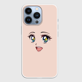 Чехол для iPhone 13 Pro с принтом милое аниме лицо в Петрозаводске,  |  | anime | аниме | лицо | смайлик | улыбка