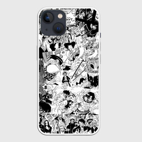 Чехол для iPhone 13 с принтом One Piece Манга страницы в Петрозаводске,  |  | anime | manga | one piece | аниме | большой куш | ван пис | манга | раскадровка | страницы