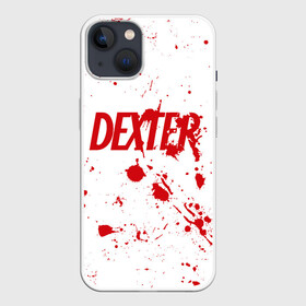 Чехол для iPhone 13 с принтом Dexter logo Декстер брызги крови в Петрозаводске,  |  | blood | darkly dreaming dexter | dexter | dexter morgan | logo | брызги крови | декстер | декстер морган | дремлющий демон декстера | кровь | лого | майами | правосудие декстера | судмедэксперт | хэллоуин